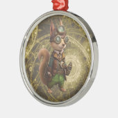 Rocky | Steampuchenkörnchen Ornament Aus Metall (Links)