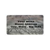 Rocky Surface Address Labels Adressaufkleber (Vorne)
