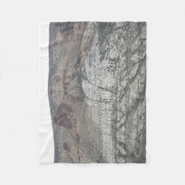 Rocky Surface Fleece Blanket