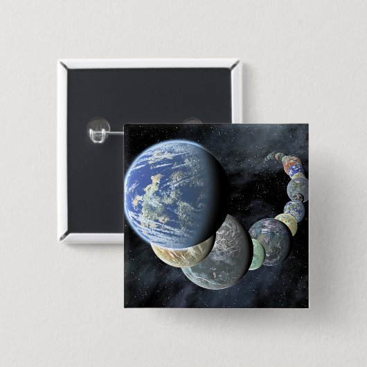 Rocky, terrestrisch button (Vorne & Hinten)