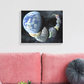 Rocky, terrestrisch leinwanddruck (Insitu (Wohnzimmer))