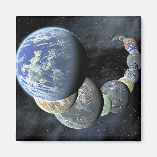 Rocky, terrestrisch magnet (Vorne)