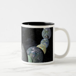 Rocky, terrestrisch zweifarbige tasse
