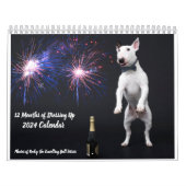 Rocky the Bull Terrier 2024 Kostümkalender Kalender (Titelbild)