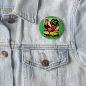 Rocky the Handsome Rooster Button (Beispiel)
