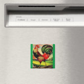 Rocky the Handsome Rooster Magnet (In Situ (Geschirrspüler))
