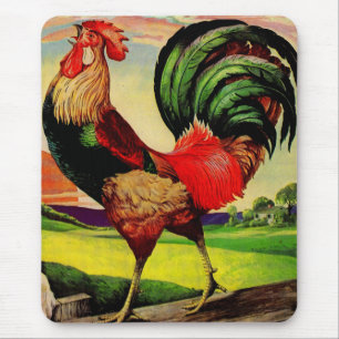 Rocky the Handsome Rooster Mousepad