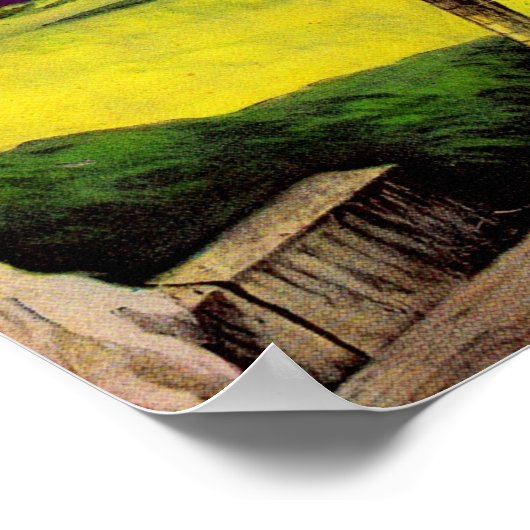 Rocky the Handsome Rooster Poster (Ecke)