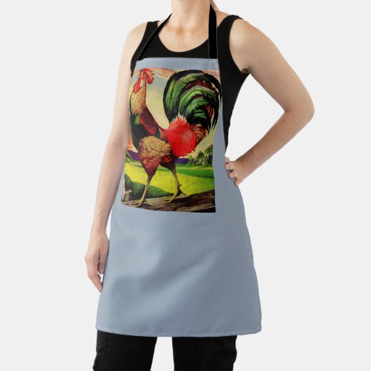 Rocky the Handsome Rooster print Schürze (InSitu)