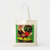 Rocky the Handsome Rooster Tragetasche (Vorne)