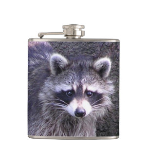 Rocky the Raccoon Flachmann
