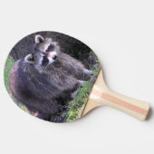 Rocky the Raccoon Tischtennis Schläger (Seitenansicht)