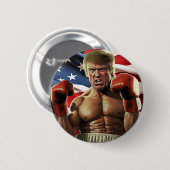 Rocky Trump: Der Bürgermeister der Freiheit Button (Vorne & Hinten)