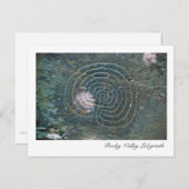 Rocky Valley Labyrinth Postkarte (Vorne/Hinten)