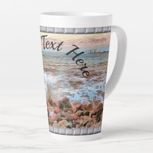 Rocky Waves 0742 Milchtasse (Rechte Ecke)