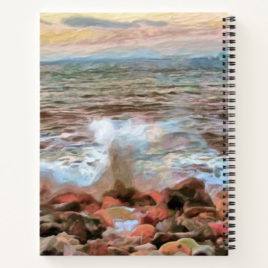 Rocky Waves 0742 Notizblock (Rückseite)