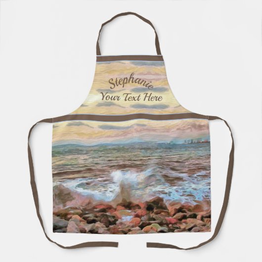 Rocky Waves 0742 Schürze (Vorderseite)