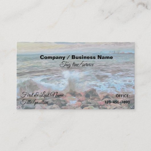 Rocky Waves 0742 Visitenkarte (Vorderseite)