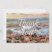Rocky Waves Vielen Dank 0742 Dankeskarte (Vorderseite)