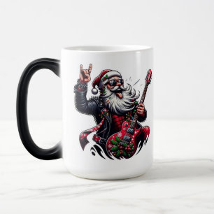 Rocky-Weihnachtsmann-Tasse Verwandlungstasse