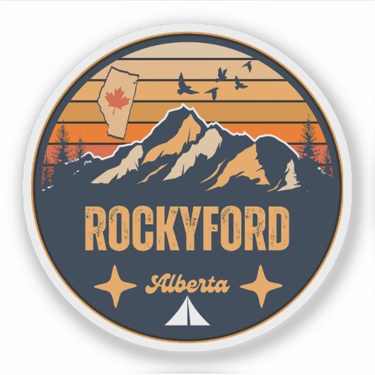 Rockyford, Alberta Aufkleber (Vorderseite)