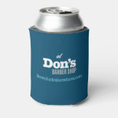 Rocky's Lounge Can Cooler - Don's Barber Shop Dosenkühler (Kanne Rückseite)