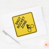 Rockzone Quadratischer Aufkleber (Umschlag)