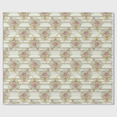 Rococo-Bandgirlande Geschenkpapier (Flach)