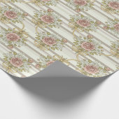 Rococo-Bandgirlande Geschenkpapier (Ecke)