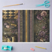 Rococo Buzz, Bee theme, MixnMatch Collage Seidenpapier (Basteln)