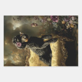 Rococo-Buzz-Bee-Themen-Heavy-Weight-Decoupage Geschenkpapier Set (Vorderseite 2)