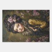 Rococo Buzz Bee themes Heavy Weight Decoupage Geschenkpapier Set (Vorderseite)