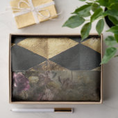 Rococo Buzz viktorianische Dame Schachbrettmuster  Seidenpapier (Geschenk)