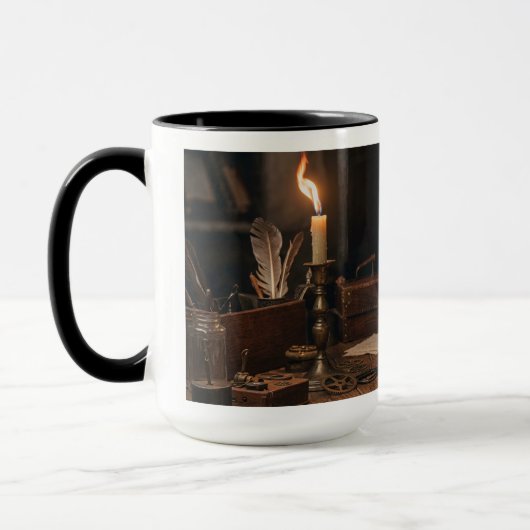 Rococo Candle Mug Tasse (Links)