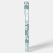 Rococo Damask Art I Duck Egg Blue+Teal Case-Mate iPhone Hülle (Rückseite / Links)