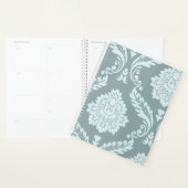 Rococo Damask Art I Duck Egg Blue+Teal Planer (Anzeige)