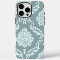 Rococo-Damask-Kunst I Entengrüne+Türkis