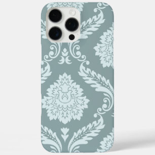 Rococo Damast Kunst I Enteneierblau+Türkis iPhone 16 Pro Max Hülle