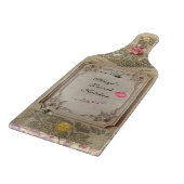 Rococo Glas Schneidbrett Schneidebrett (Ecke)