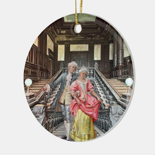 Rococo Keramik Ornament (Links)