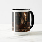 Rococo Kerzen Tasse (VorderseiteRechts)