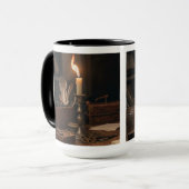Rococo Kerzen Tasse (Vorderseite Links)