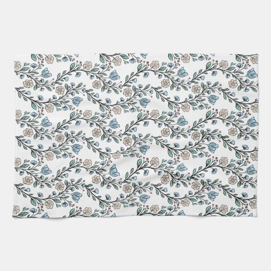 Rococo pattern geschirrtuch (Horizontal)