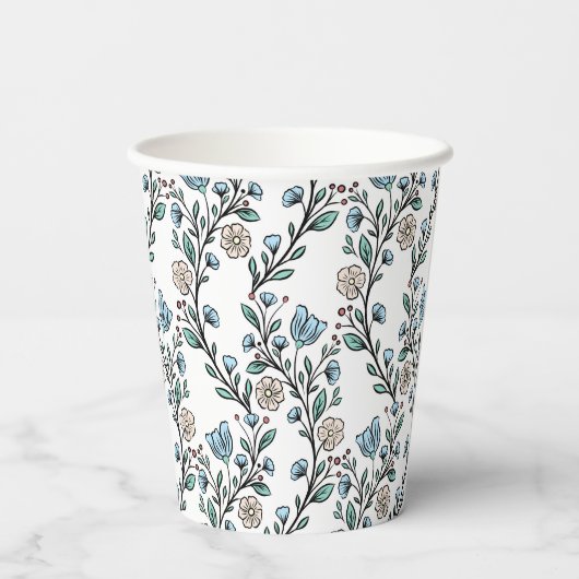 Rococo pattern pappbecher (Rückseite)