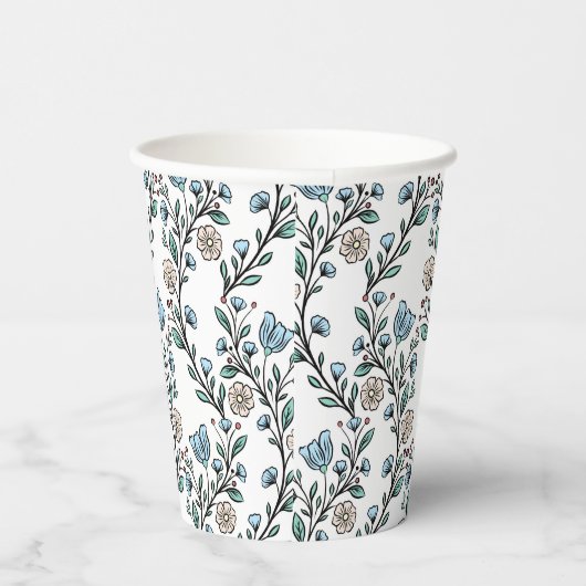 Rococo pattern pappbecher (Rechts)