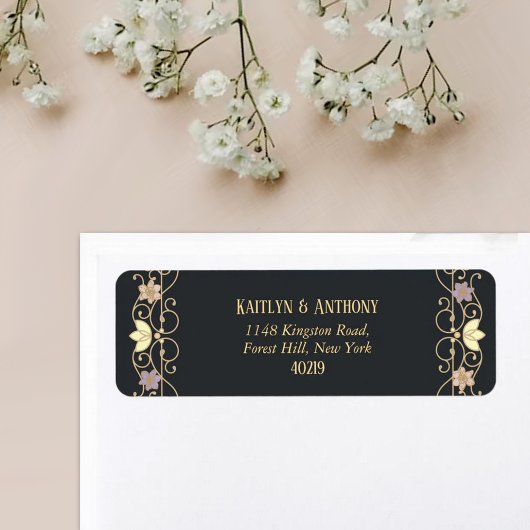 Rococo Revival Elegant Vintage Floral Wedding