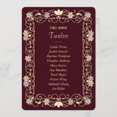 Rococo Revival Elegant Vintage Floral Wedding Einladung (Vorderseite)