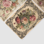 Rococo-Rosen Seidenpapier (Ausschnitt)