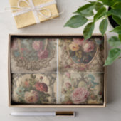 Rococo-Rosen Seidenpapier (Geschenk)
