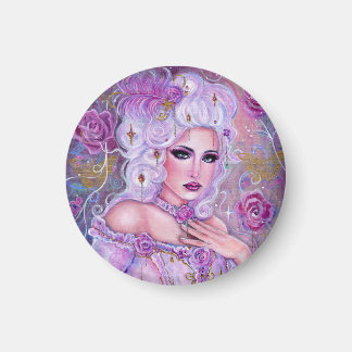 Rococo valentine fantasy art by Renee Lavoie Magnet